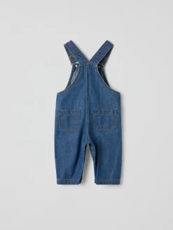 Hängselbyxa denim