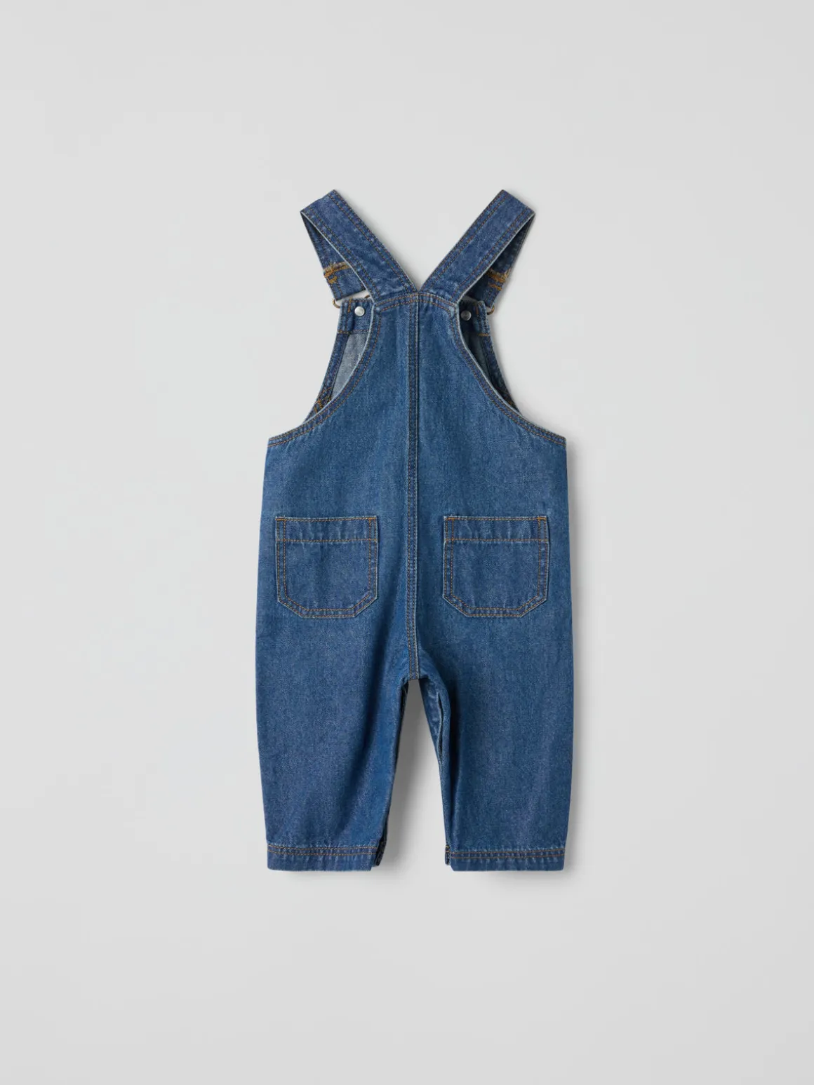 Hängselbyxa denim