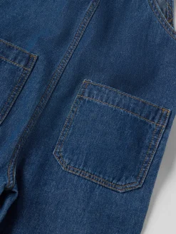 Hängselbyxa denim