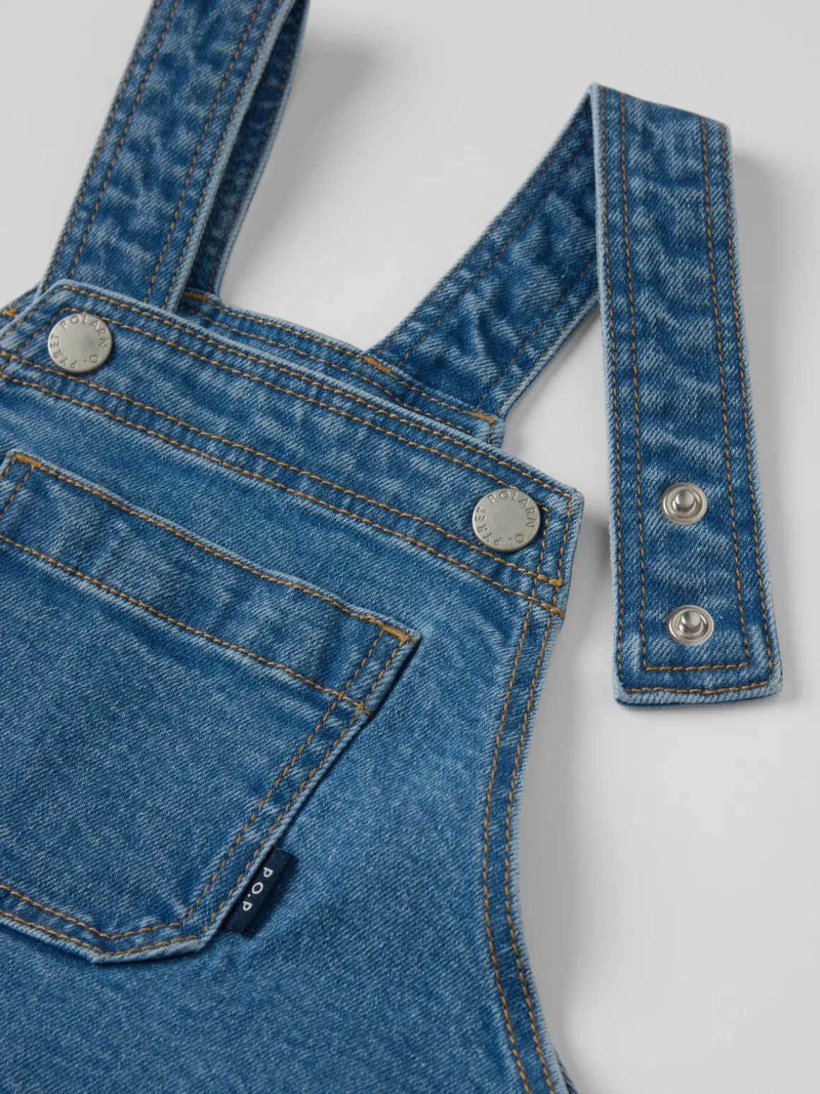Hängselbyxa denim