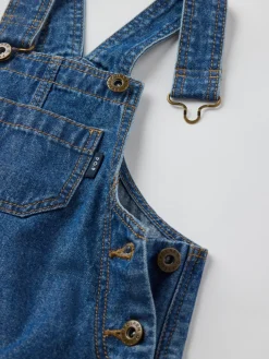 Hängselklänning denim