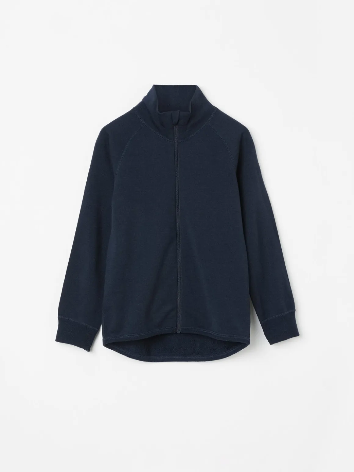 Jacka ullfrotté i merino
