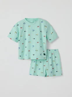 Kortärmad pyjamas bilar