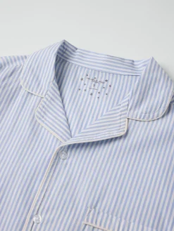 Kortärmad pyjamas randig vuxen