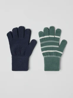 2-pack stickade fingervantar