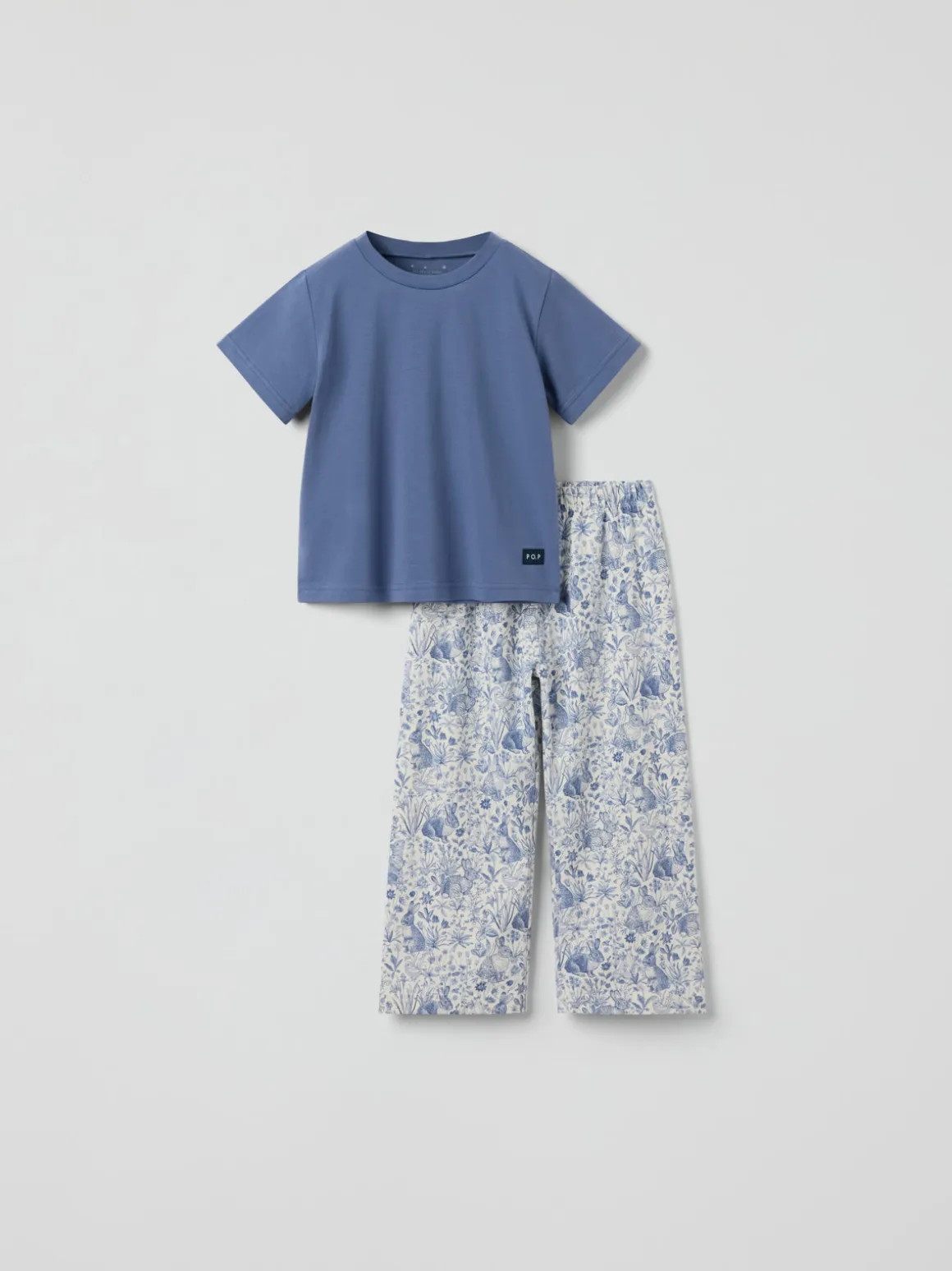 Pyjamas blommig