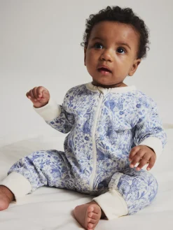 Pyjamasoverall blommig