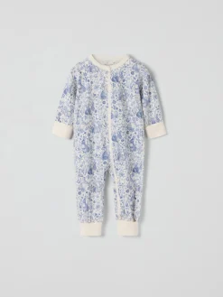 Pyjamasoverall blommig
