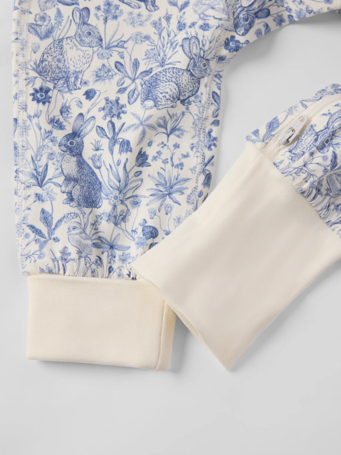 Pyjamasoverall blommig
