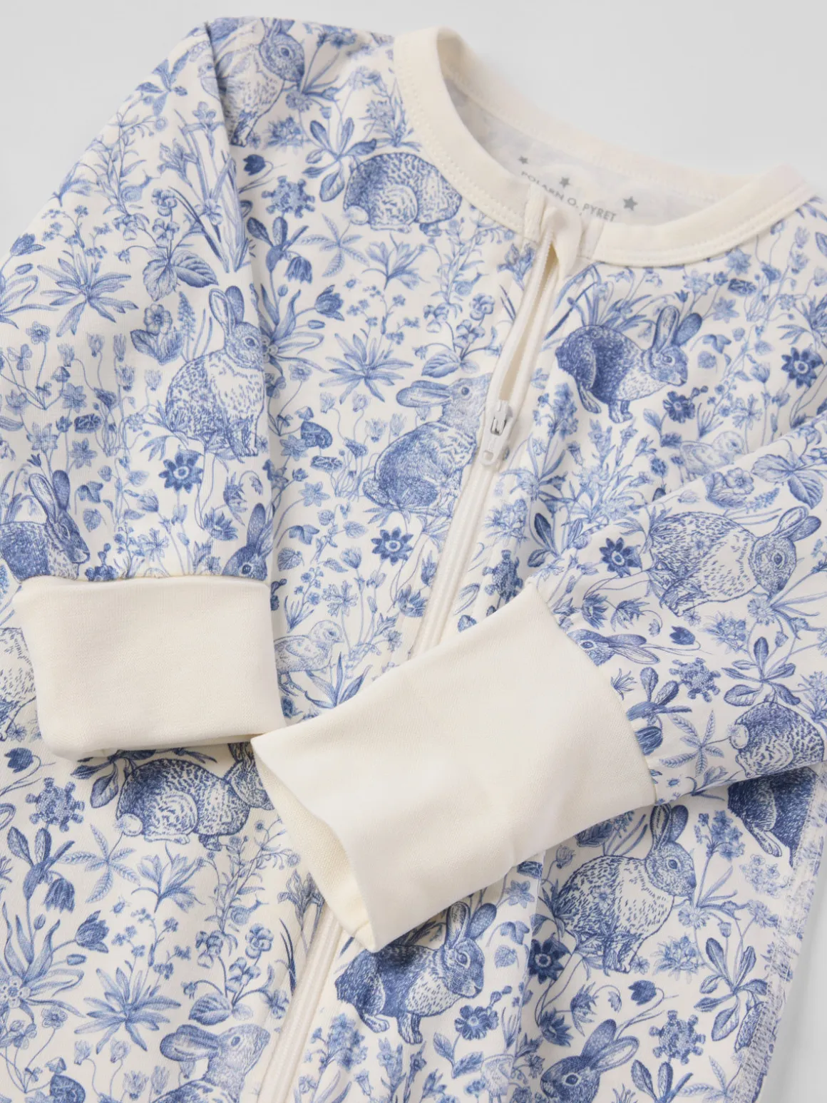 Pyjamasoverall blommig
