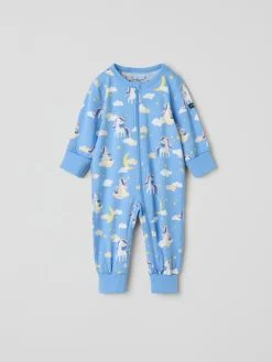 Pyjamasoverall enhörningar