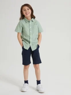 Shorts vävda