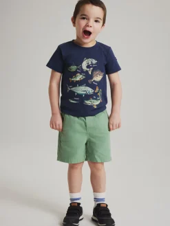 Shorts vävda