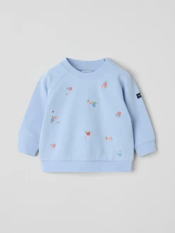 Sweatshirt blommor baby