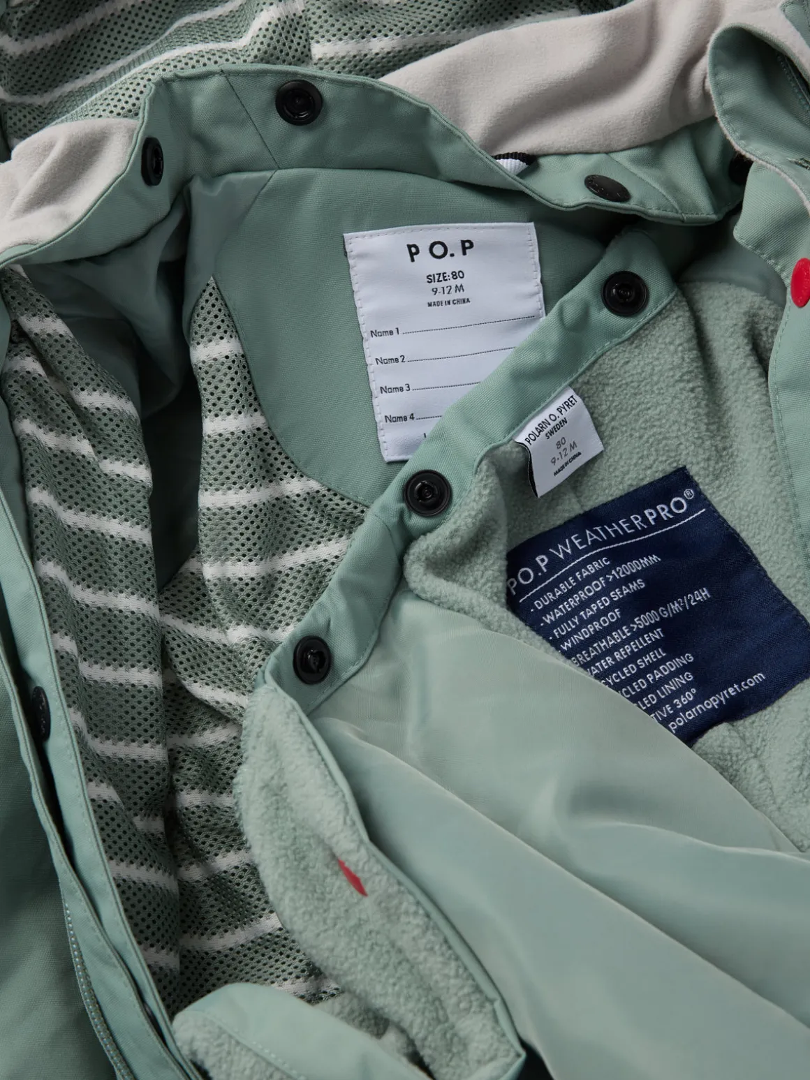 Vattentät fodrad 2in1 skaloverall